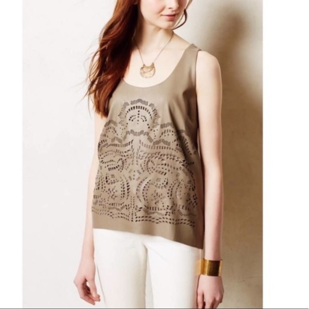 ANTHROPOLOGIE Koel Lasercut Tank
